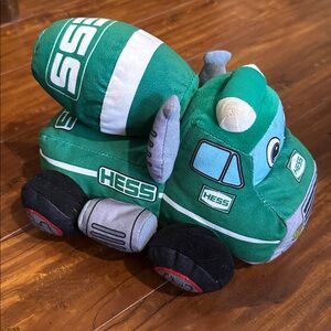 My First HESS singing toy plush cement construction truck 2021 works!